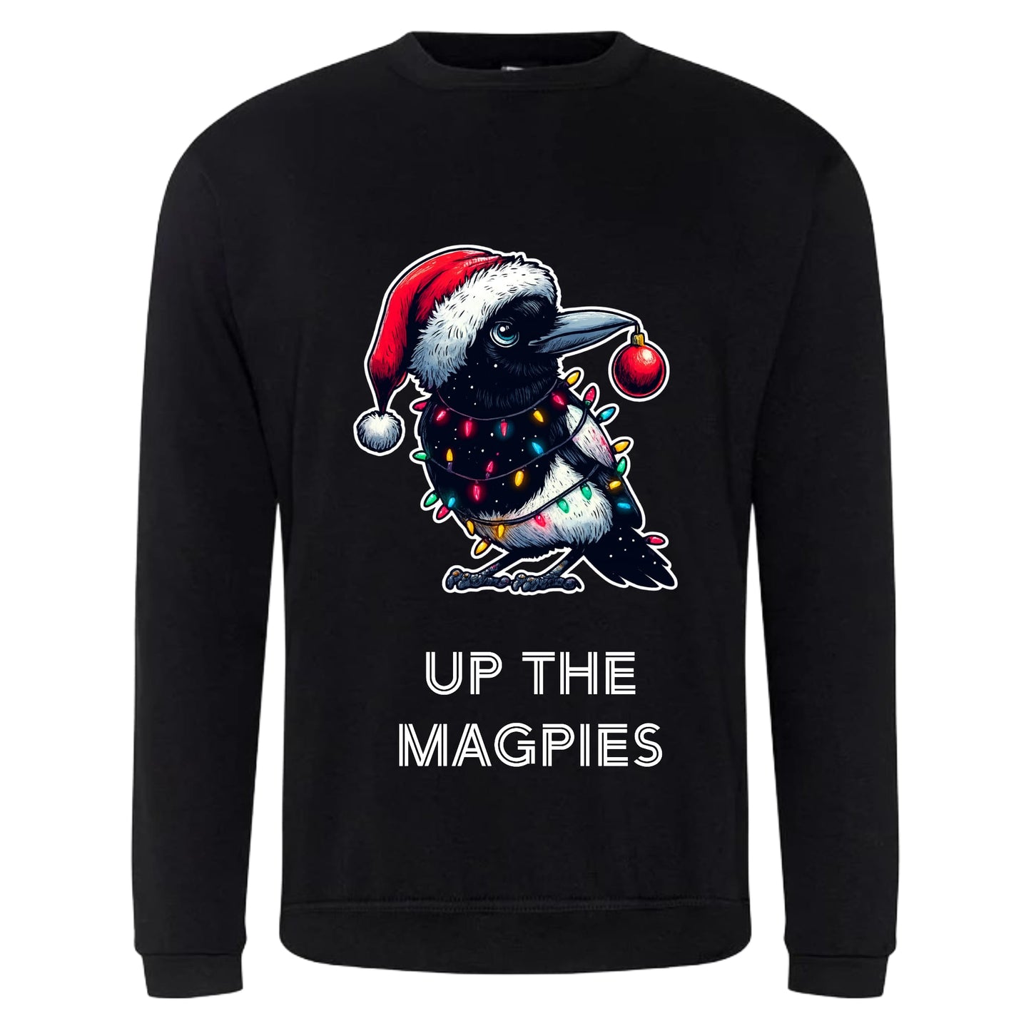 Magpies Christmas Jumper